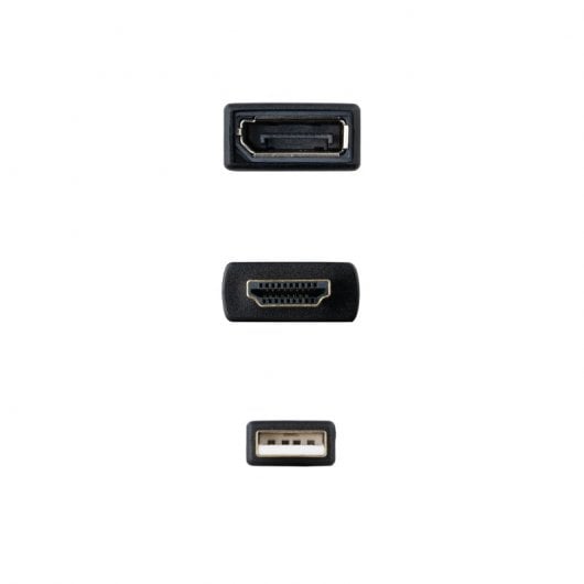Convertitore nanocavo HDMI 2.0 a DisplayPort V1.2 20 cm Nero