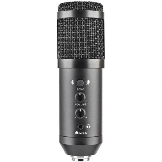 NGS GMICX-110 Micrófono Unidireccional con Trípode y Conexión USB