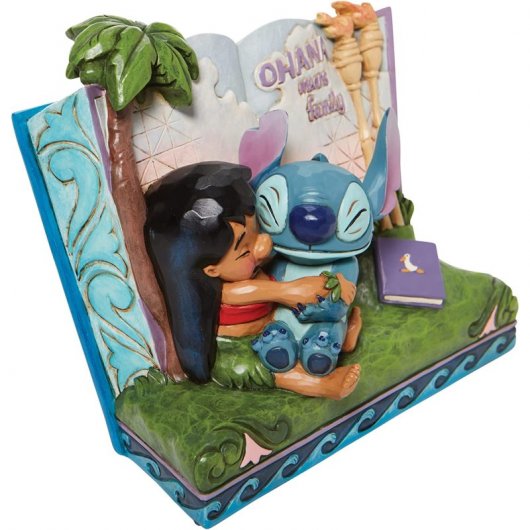 Enesco Figura Decorativa Clásicos Disney Lilo & Stitch Libro Ohana