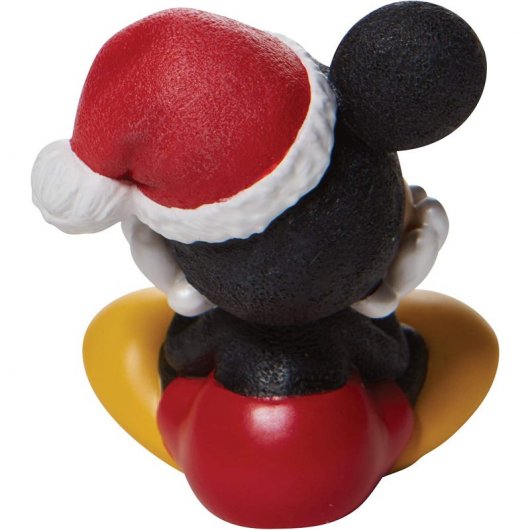 Enesco Figurine Décorative Classique Disney Mickey & Minnie Noël Mickey Assis