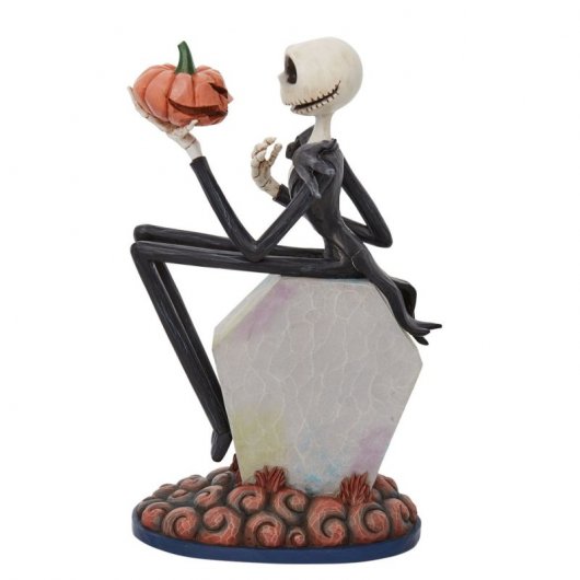 Enesco Figura Decorativa Clásicos Disney Pesadilla antes de Navidad Jack con Calabaza en Lápida