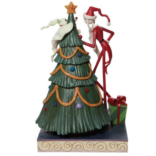 Enesco Figura Decorativa Clásicos Disney Pesadilla antes de Navidad Santa Jack y Zero