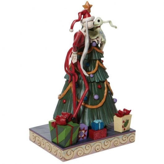 Enesco Figura decorativa Classics Disney Nightmare Before Christmas Babbo Natale e Zero