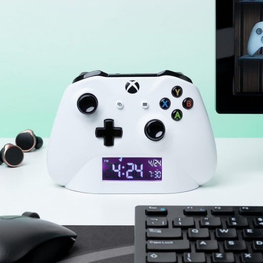 Paladone Réveil Xbox Contrôleur Blanc