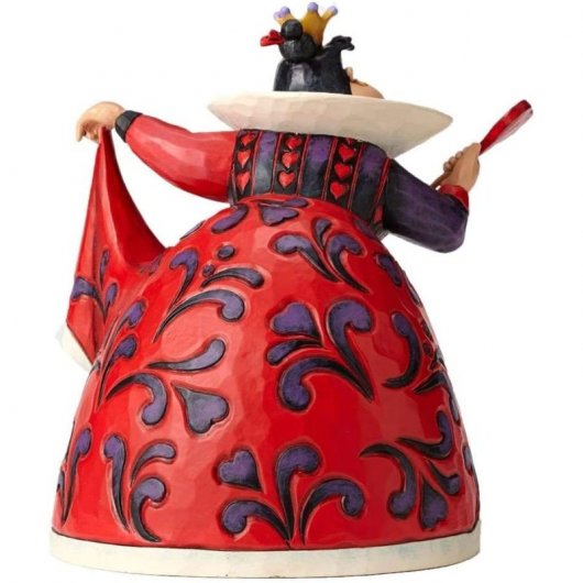 Enesco Figura Decorativa Clásicos Disney Alicia en el País de las Maravillas Reina de Corazones