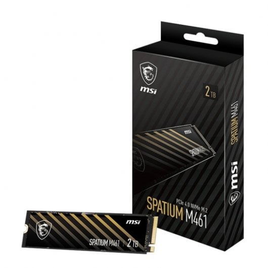 MSI SPATIUM M461 SSD 2 TB NVMe M.2 Gen4x4
