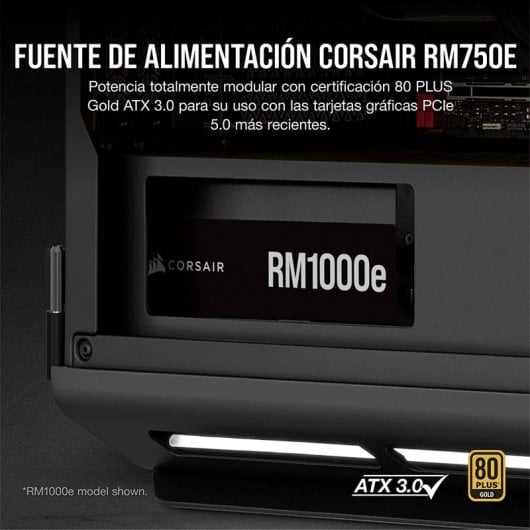 Corsair Serie RMe RM750e 750W 80 Plus Oro Modulare