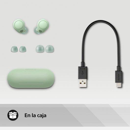 Écouteurs sans fil Sony WF-C700N menthe avec suppression du bruit
