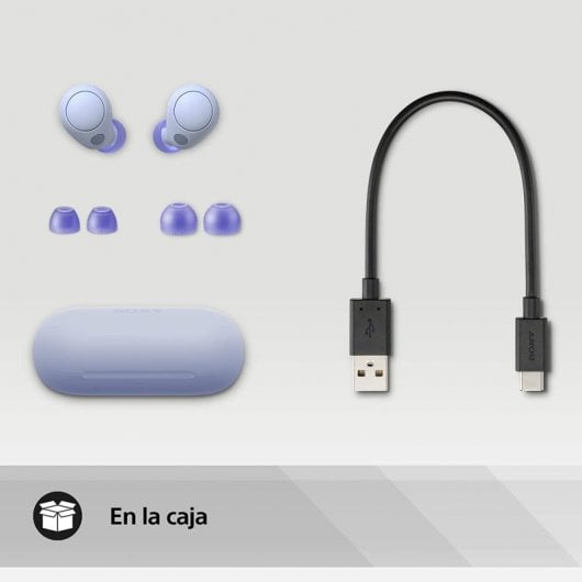 Casque d'écoute sans fil à réduction de bruit Sony WF-C700N Lavande