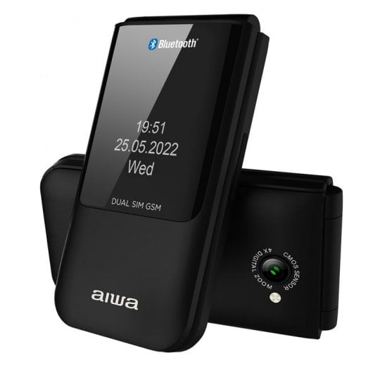 Aiwa FP-24BK Teléfono para Personas Mayores Negro Libre