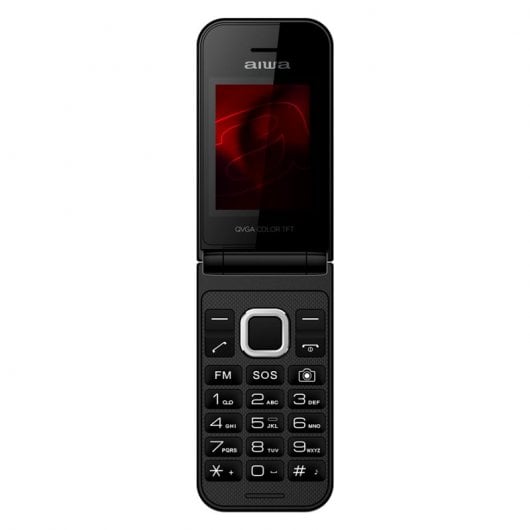 Aiwa FP-24BK Teléfono para Personas Mayores Negro Libre
