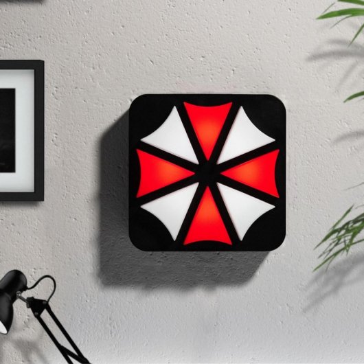 Numskull Lampe 3D Logo Umbrella Corporation Resident Evil