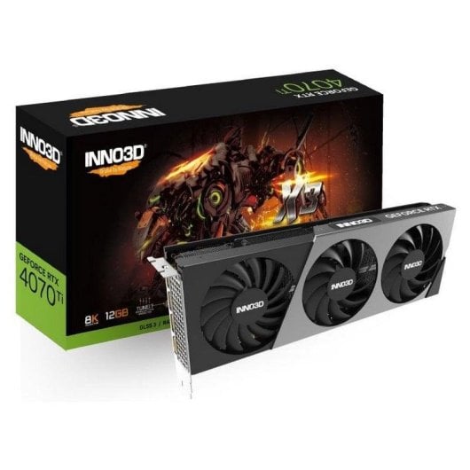 Tarjeta Gráfica Inno3D GeForce RTX 4070 Ti X3 12GB GDDR6X DLSS3