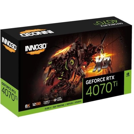 Tarjeta Gráfica Inno3D GeForce RTX 4070 Ti X3 12GB GDDR6X DLSS3