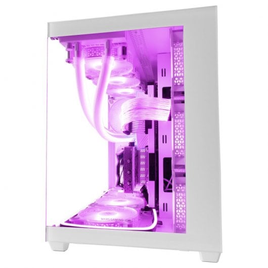 Mars Gaming MCV4 Torre XXL E-ATX Vidro Temperado Lateral e Frontal Sem Moldura Branca	