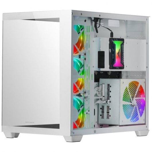 Mars Gaming MCV4 Torre XXL E-ATX Vidro Temperado Lateral e Frontal Sem Moldura Branca	