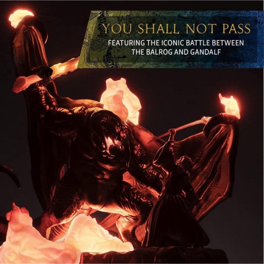 Paladone Lamp Balrog gegen Gandalf Der Herr der Ringe