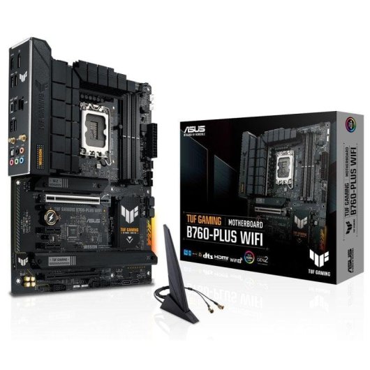 Schede Madri ASUS TUF GAMING B760-PLUS WIFI Intel B760 LGA1700 DDR5 ATX WiFi 6 2.5GbE M.2 RGB