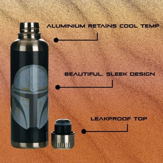 Bouteille métallique Paladone The Mandalorian Star Wars