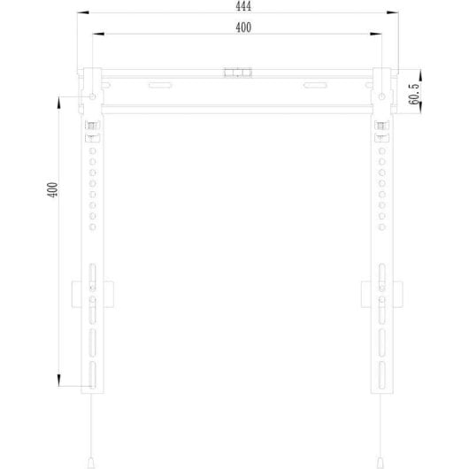 Equip Wandhalterung TV Fix 32 bis 55" VESA 200x200 bis 400x400 Max 55Kg
