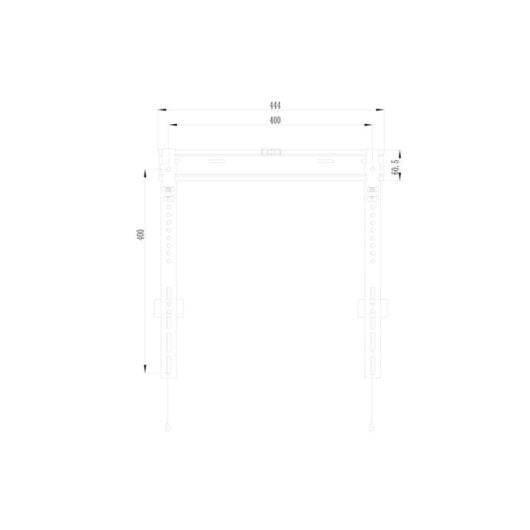 Equip Wandhalterung TV Fix 32 bis 55" VESA 200x200 bis 400x400 Max 55Kg