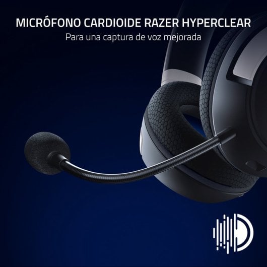 Casque de jeu sans fil Razer Kaira HyperSpeed pour PS4/PS5 Blanc