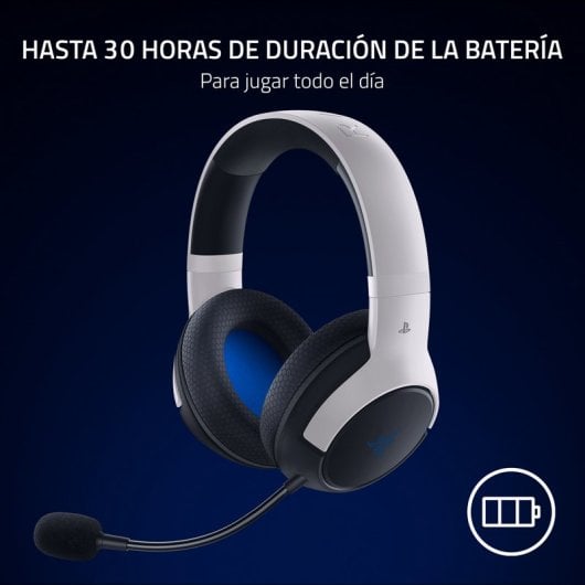 Casque de jeu sans fil Razer Kaira HyperSpeed pour PS4/PS5 Blanc