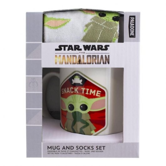 Paladone Set Tazza in Ceramica + Calzini Baby Yoda The Mandalorian Star Wars