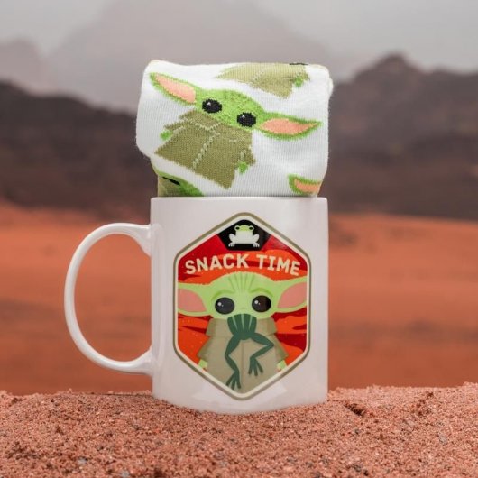 Paladone Set Tazza in Ceramica + Calzini Baby Yoda The Mandalorian Star Wars