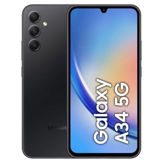 Samsung Galaxy A34 5G 8GB 256GB 6,6" Nero Tripla fotocamera