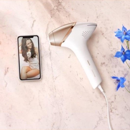 Épilateur Lumière Pulsée Philips Lumea IPL 8000 Series BRI945/00 5 Niveaux 2 Têtes