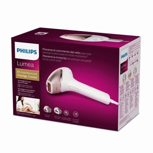 Épilateur Lumière Pulsée Philips Lumea IPL 8000 Series BRI945/00 5 Niveaux 2 Têtes