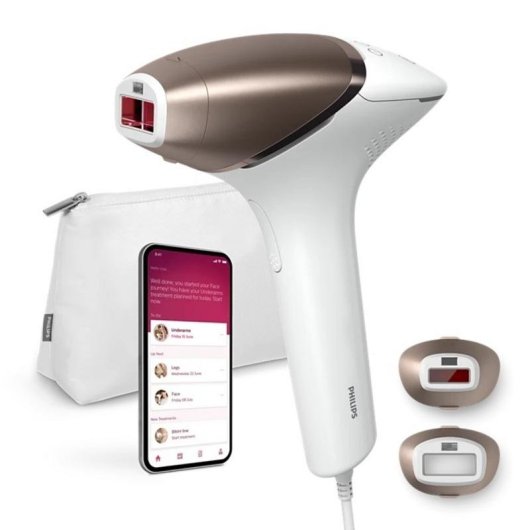 Epilatore Luce Pulsata Philips Lumea Prestige BRI945/00 2 Testine App