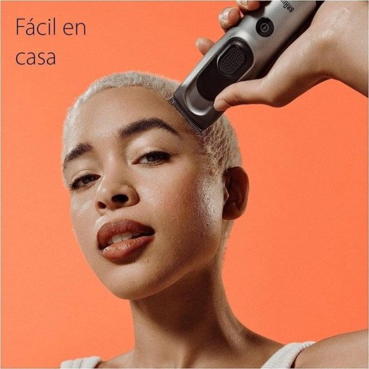 Tondeuse Homme Braun HC7390 sans Fil 17 Longueurs 50min 2 Sabots Lavable