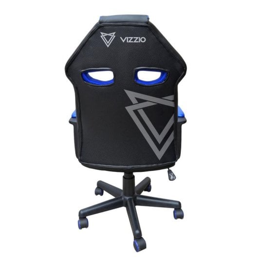 Chaise gaming VIZZIO Nayade V2 noire/bleue ergonomique, dossier inclinable, 150 kg