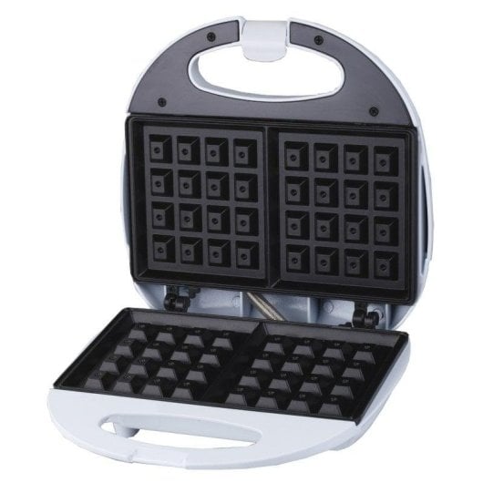 Gofrera Doble Comelec SA1207 700W Blanca con Placas Antiadherentes