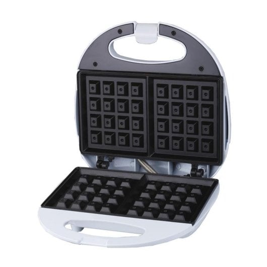 Gofrera Doble Comelec SA1207 700W Blanca con Placas Antiadherentes