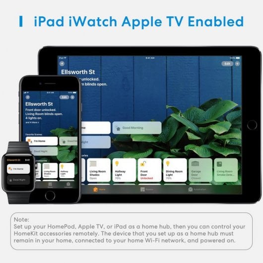Meross MSS210 EU Enchufe Inteligente 16A 3680W Compatible con Apple HomeKit/Google/Alexa