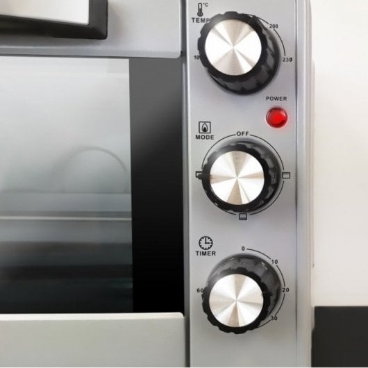 Grunkel HR-23 Horno Eléctrico 23L 1600W Plateado