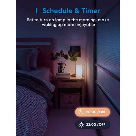 Lampada da tavolo intelligente Meross MSL430HK EU WiFi compatibile con Apple HomeKit/Google/Alexa