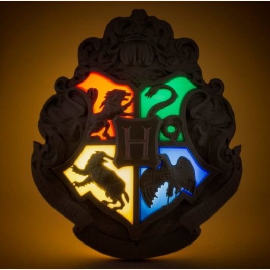 Paladone Lámpara Harry Potter Escudo Hogwarts y Varita