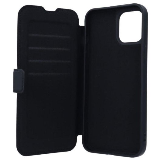 Funda para móvil La Casa de las Carcasas Libro Suave Polipiel Negra para iPhone 13 Pro Max