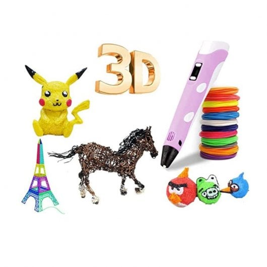Klack Lápiz de Impresión 3D para Niños Rosa