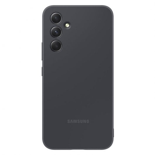 Capa de silicone Samsung Capa preta de silicone para Galaxy A54 5G