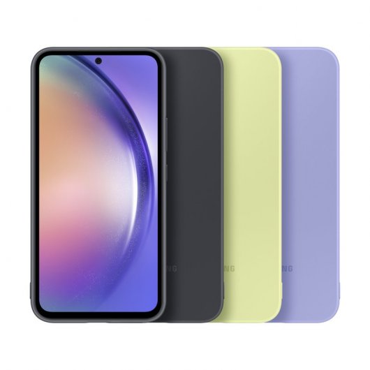 Capa de silicone Samsung Capa preta de silicone para Galaxy A54 5G