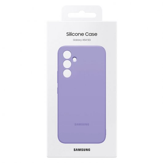 Samsung Silicone Case Violett Silikonhülle für Galaxy A54 5G