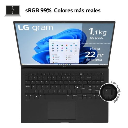 LG Gram 15Z90R-G.AA75B Intel Evo Core i7-1360P/16GB/512GB SSD/15"