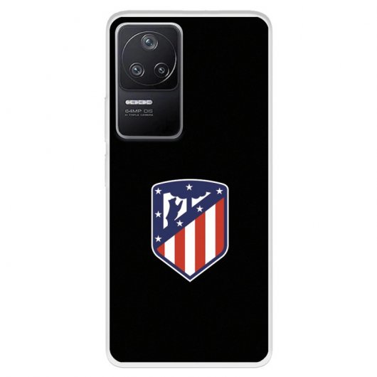Custodia Per Xiaomi Redmi Note 10 5G – Funda Atletico Madrid Con Licenza Ufficiale, Cover In Silicone Flessibile E Trasparente, Design Esclusivo