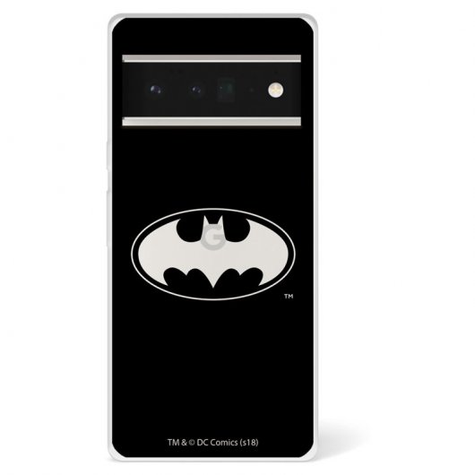 Funda Para Google Pixel 6 Pro Oficial De Dc Comics Batman Logo Transparente - Dc Comics