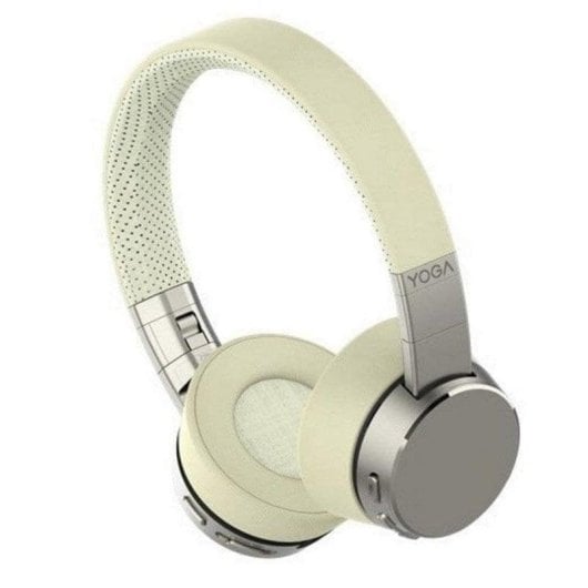 Auricolari Lenovo Yoga wireless Bluetooth con Cancellazione Attiva Rumore, microfono Mica bianchi